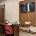 standard room work desk tv facility hotel in orai up