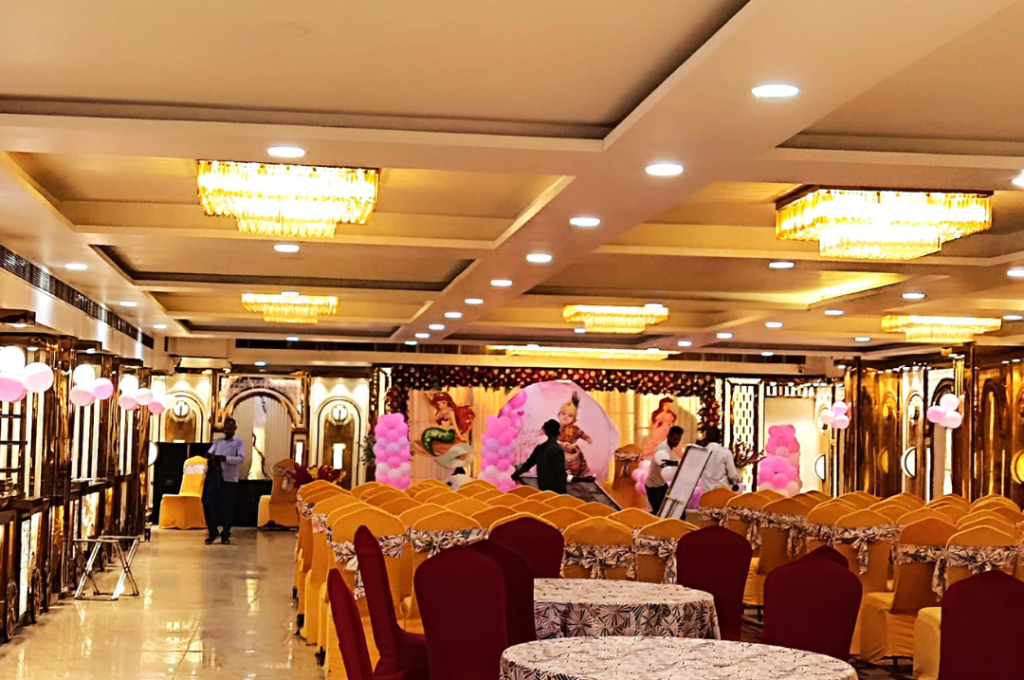 Best banquet in Orai with grand decor and spacious seating for weddings and large celebrations